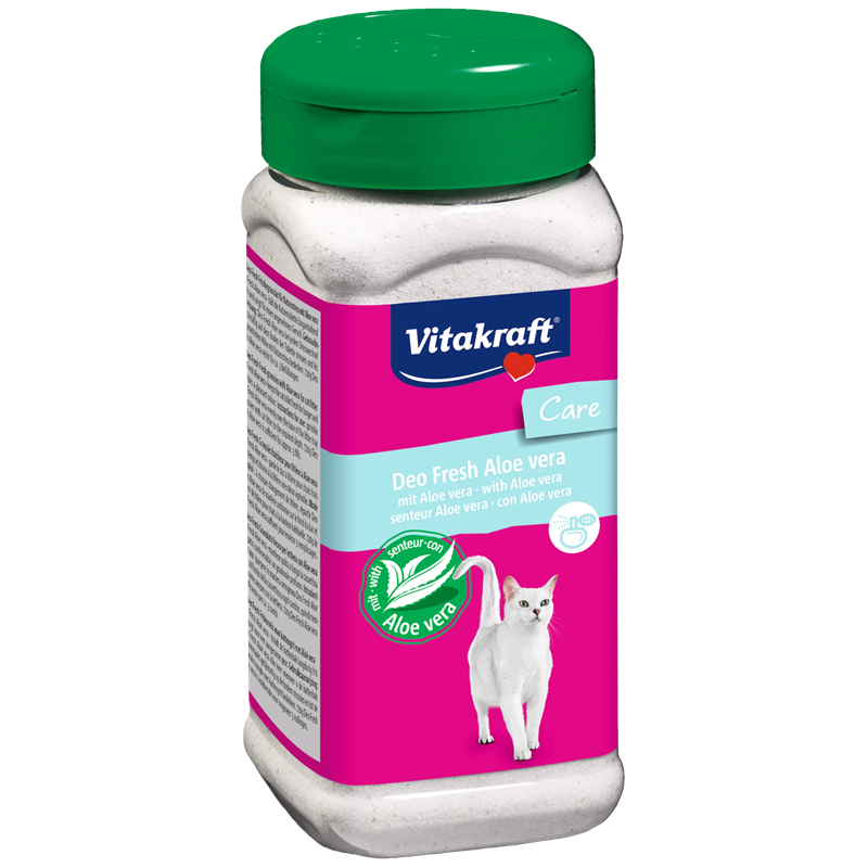 04008239113450_C1L1_s03 Vitakraft Deo Fresh Aloe Vera Cat Litter - Shaking Tails