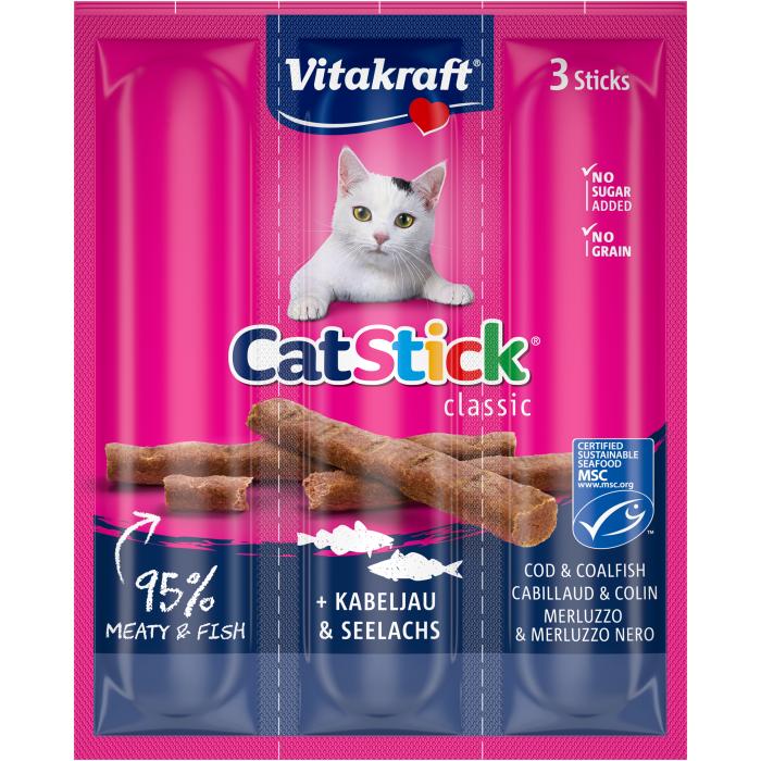 Vitakraft Cat Stick Mini - Cod & Pollock