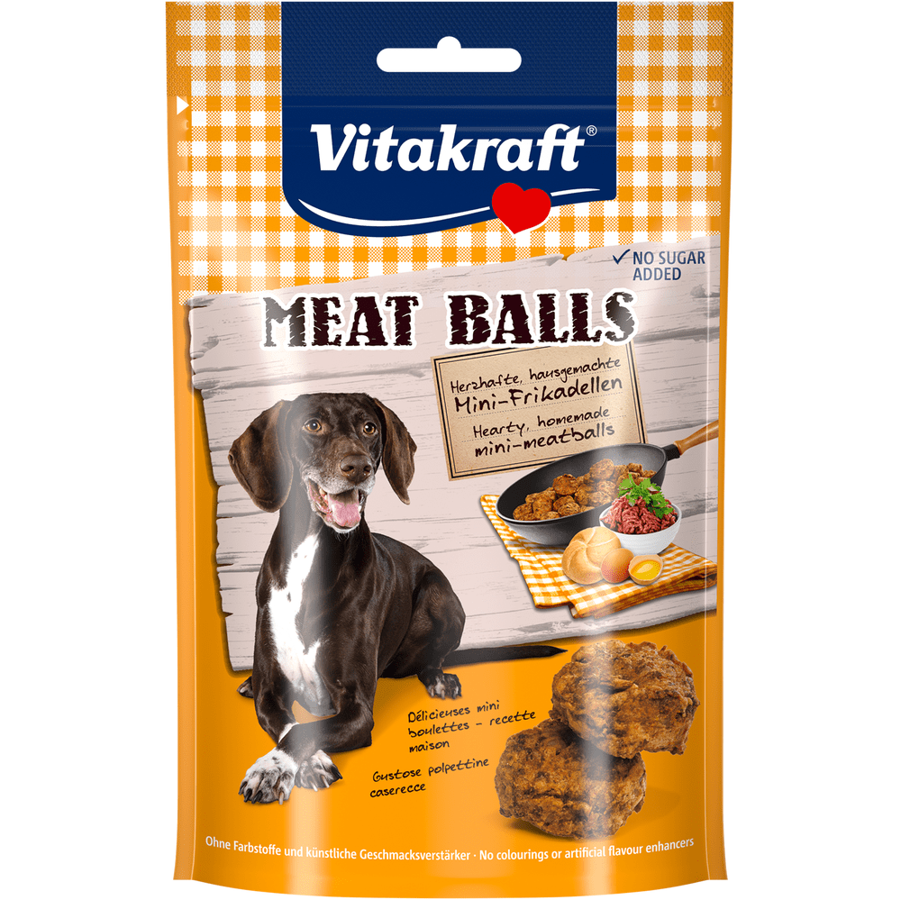 04008239310002_C1N1_s01_1 Vitakraft Meat Balls Dog Treats - Shaking Tails
