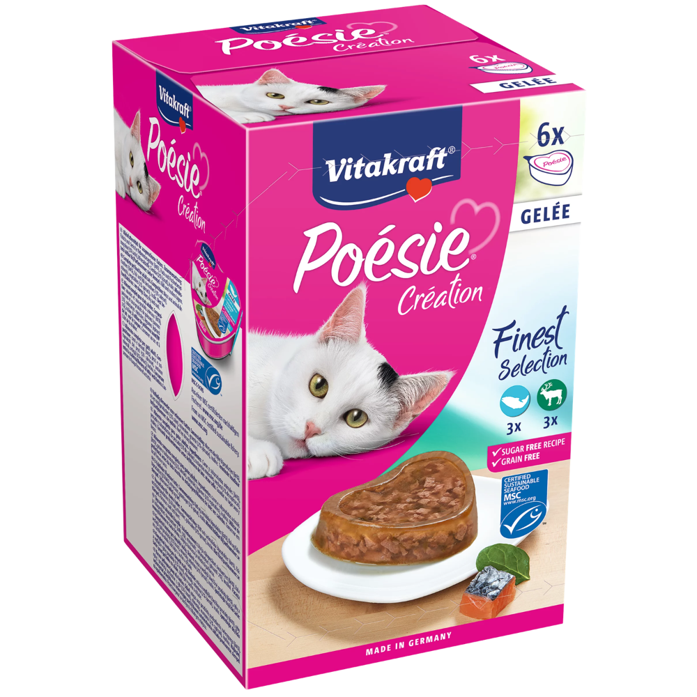 04008239350862_C1L1_s04_2 Vitakraft Poésie Création in jelly multipack Cat Wet Food - Shaking Tails