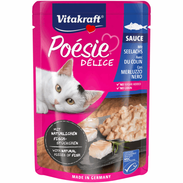 Vitakraft Poésie Délice Cat Wet Food - Pollock in sauce