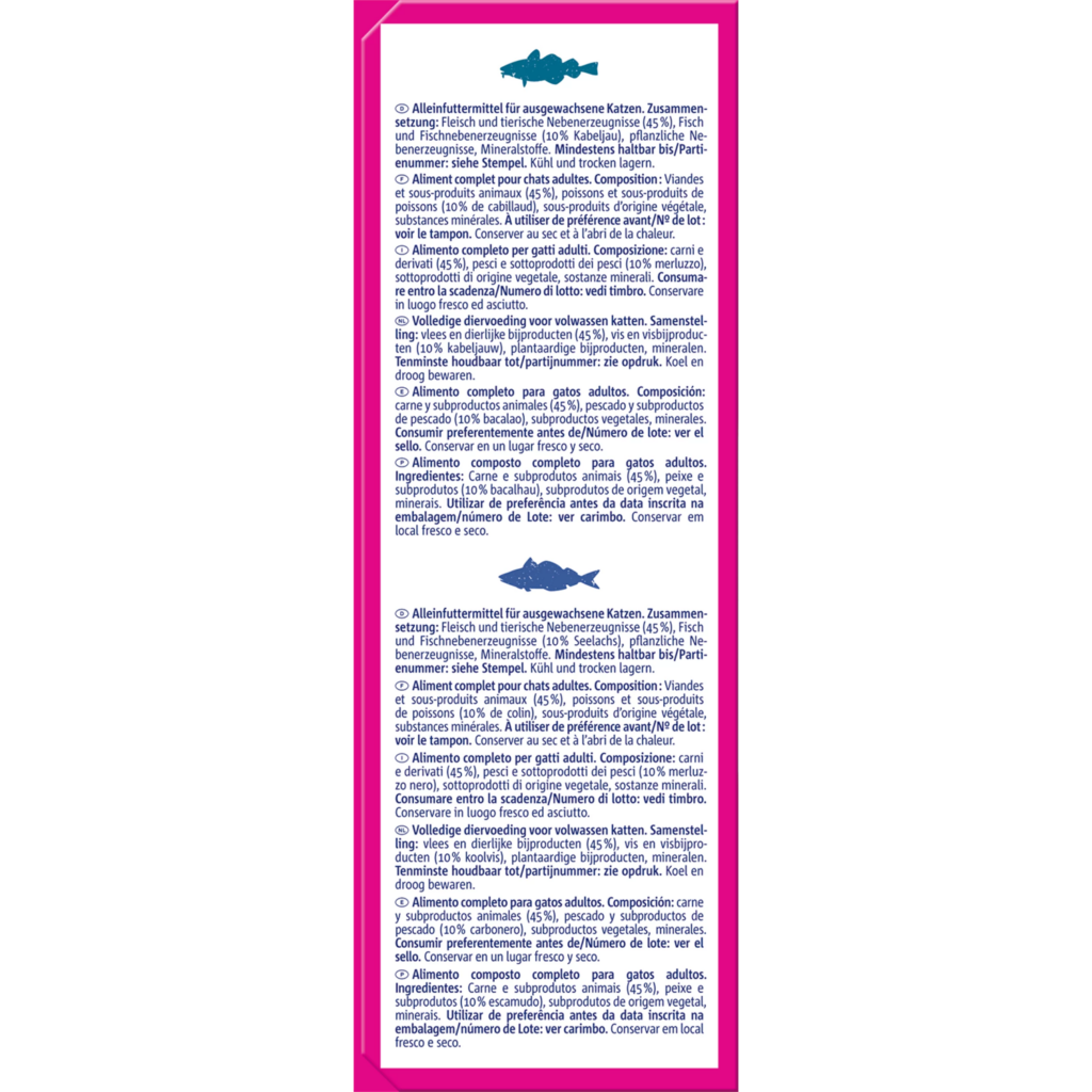 Vitakraft Poésie Délice in sauce Multipack Cat Wet Food - Fish - Shaking Tails