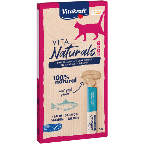 Vitakraft Vita Naturals Liquid Cat Snack - Salmon