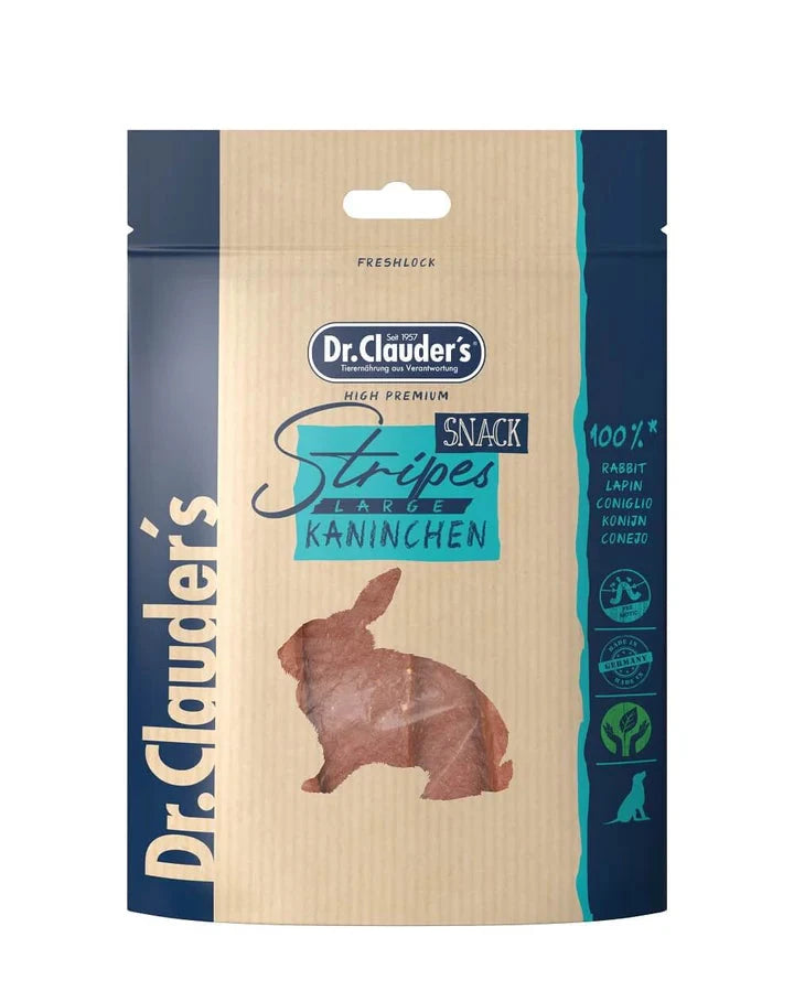 Dr.Clauder's Stripes Snack - Rabbit - Shaking Tails