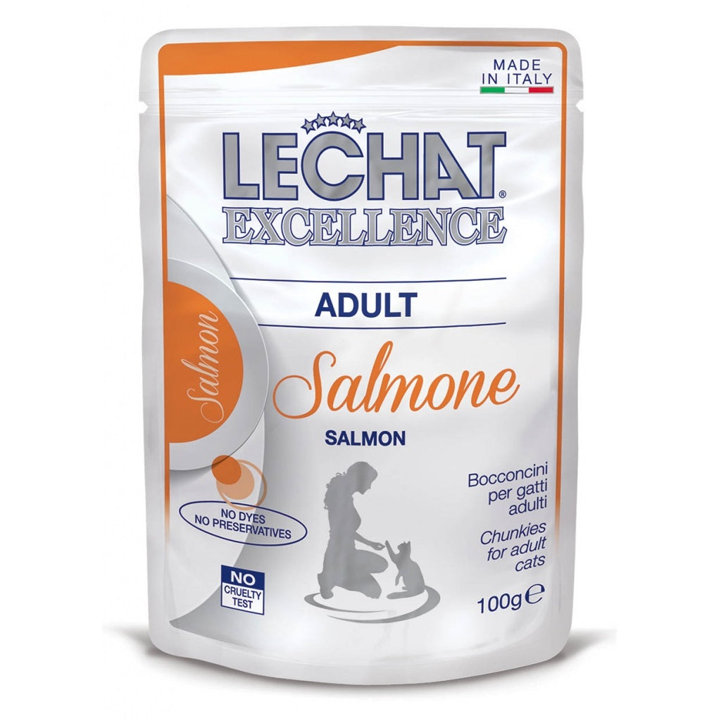 21.lechat_excellence_gatto_umido_bocconcini_bocconcini_con_salmone-732x1024-1 LeChat Excellence Adult Pouch Chunkies with Salmon Cat Wet Food - Shaking Tails