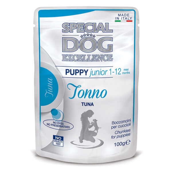 Special Dog Excellence Puppy & Junior Chunkies with Tuna Wet Food