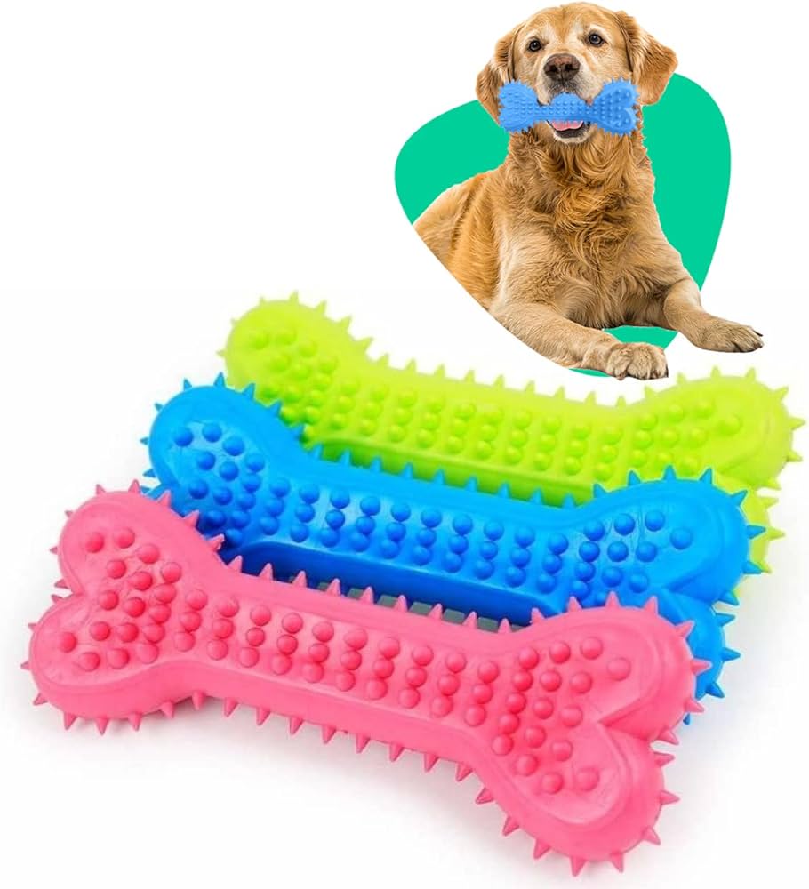 61ZzVG3VjpL._AC_UF1000_1000_QL80 Pet Tooth Cleaning Bone Toy - Shaking Tails