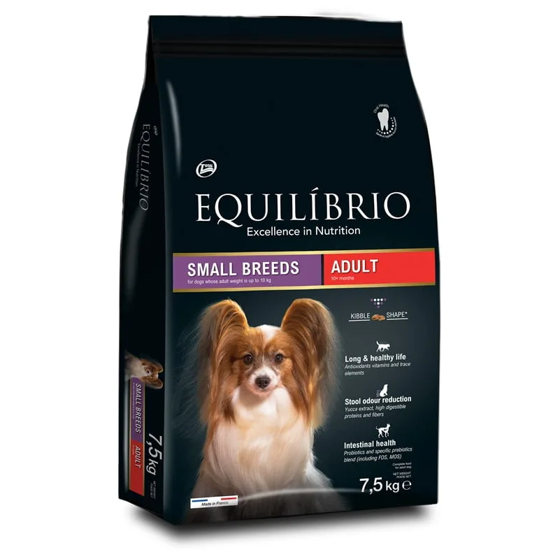 8.DOG-ALDULT-SB-7-5-3548610113798 Equilibrio - Small Breed Adult Dog Dry Food - Shaking Tails