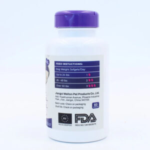 Fish Oil Soft Gels - Dog Skin and Coat Supplement - Shaking Tails