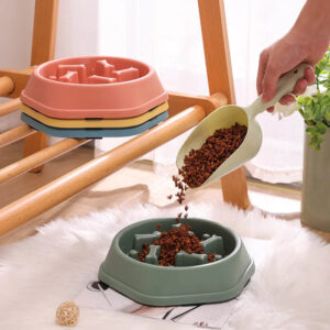 Slow Feeder Dog Bowl - Shaking Tails