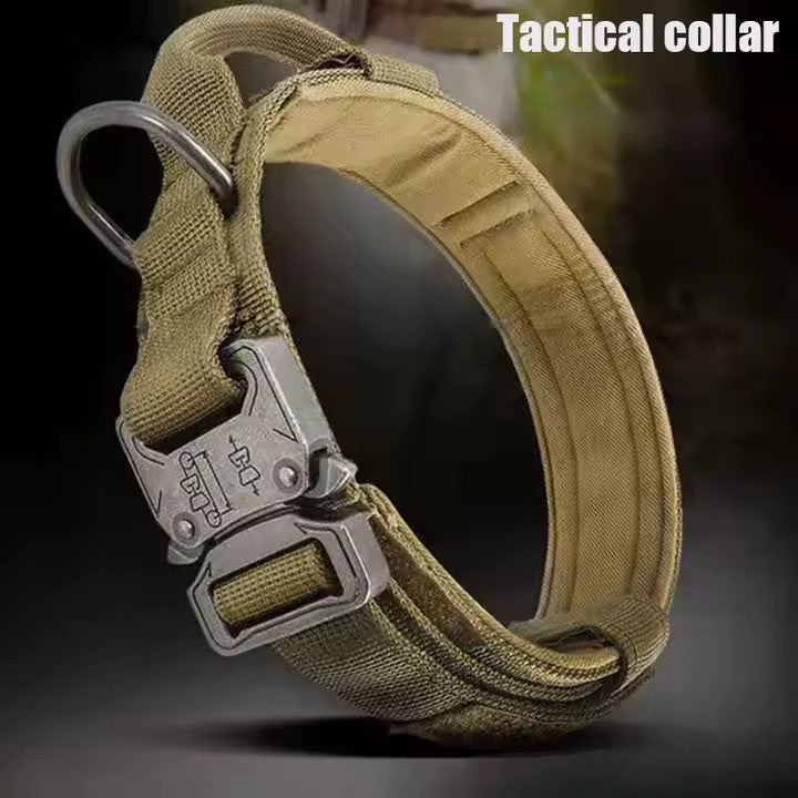 Hba3fb1563cb24dacbc6109ba8bccab5ff.jpg_720x720q50_5ff2a140-96ee-48aa-9502-15312c793cde Heavy Duty Tactical Dog Collar for Medium and Large Dogs - Shaking Tails