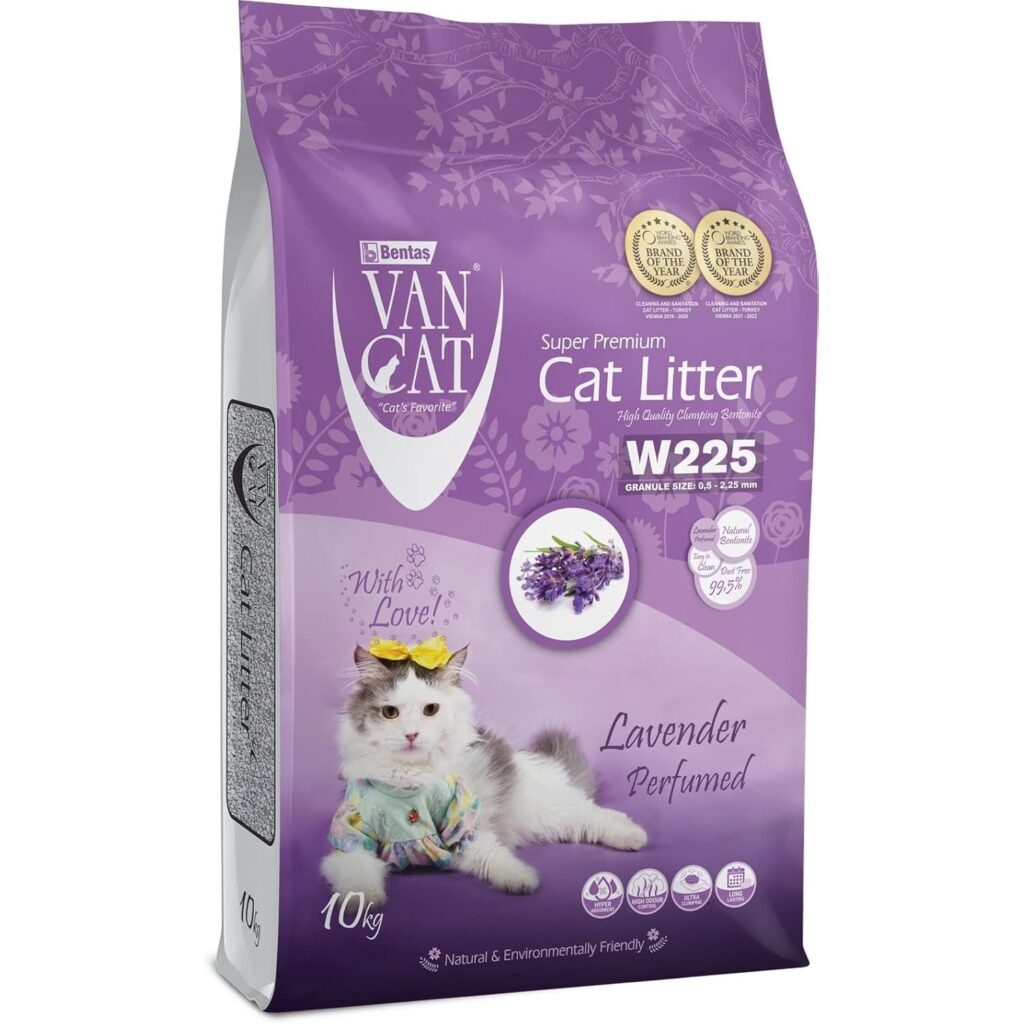 VanCat Lavander Perfumed Clumping Cat Litter - Shaking Tails