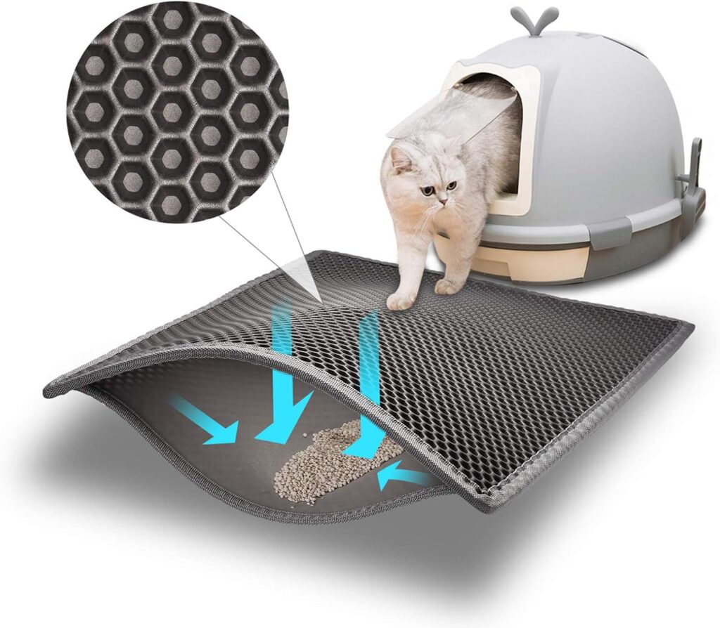 Double Layer Cat Litter Mat - Shaking Tails