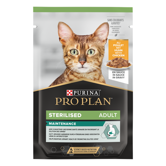 Purina Pro Plan - Sterelised Adult Maintenance Cat Wet Food - Chicken in Gravy