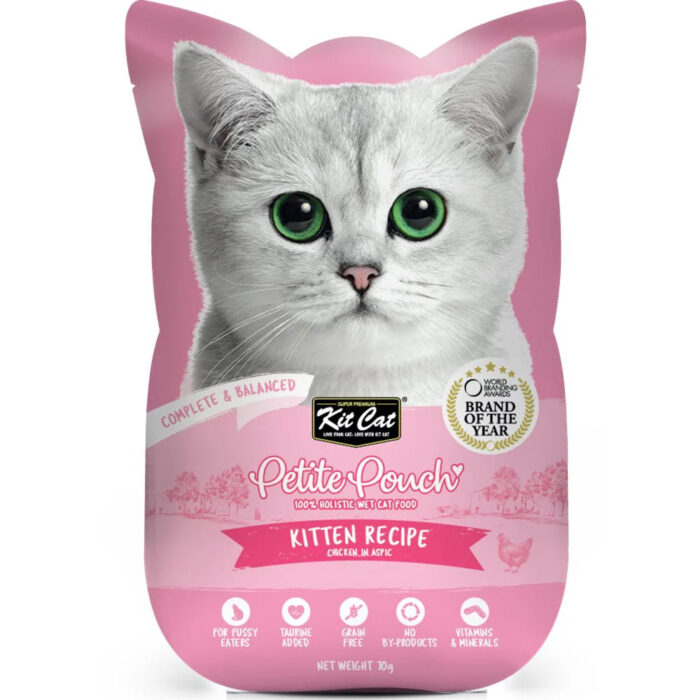 Kit Cat Petite Pouch - Kitten Chicken