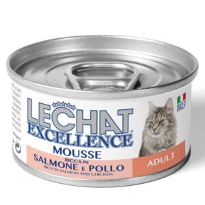 LeChat Excellence Mousse Adult Rich in Salmon and Chicken