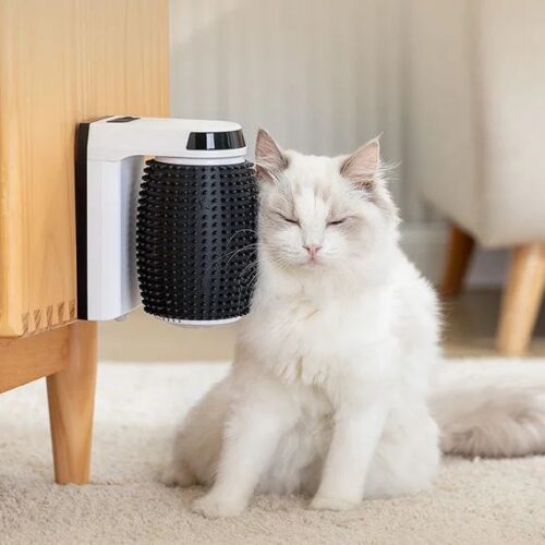 Cat Massage Smart Brush - Self-Cleaning Slicker - Shaking Tails