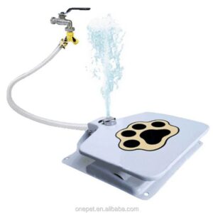 Outdoor Automatic Dog Drinking Fountain Step-On Design