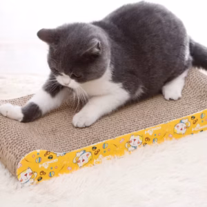 Cat Scratching Board with Catnip – Eco-Friendly & Durable