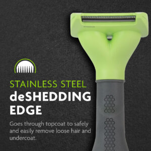 FURminator Undercoat deShedding Tool – Small Dogs & Cats, Short Hair - Shaking Tails