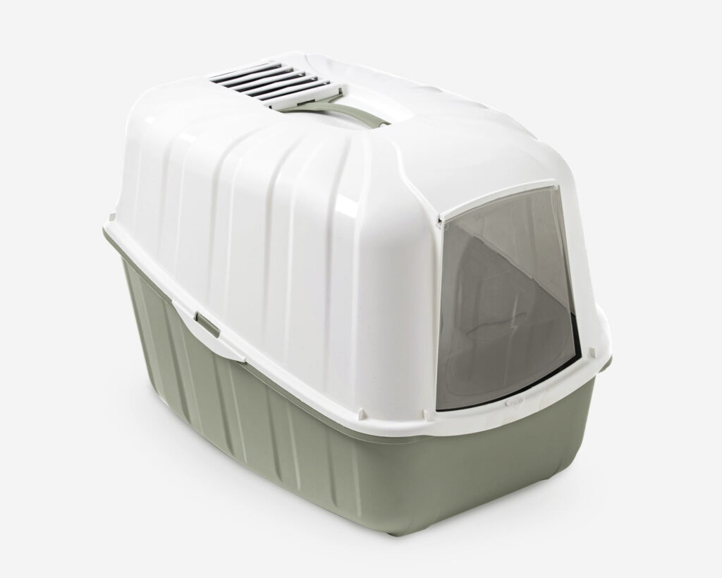 MPS Komoda Closed Litter Box Green - Shaking Tails