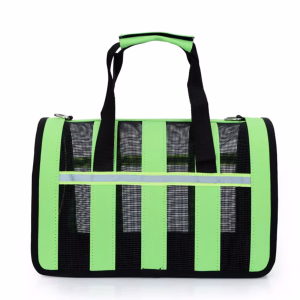 Pet Carrier Bag With Reflective Stripe for Cats and Small Dogs