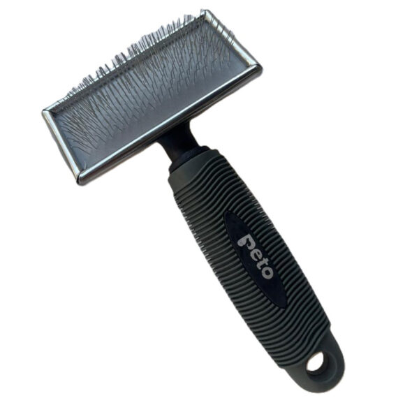 Small Pet Slicker Brush for Dogs & Cats – Gentle & Effective Grooming Tool