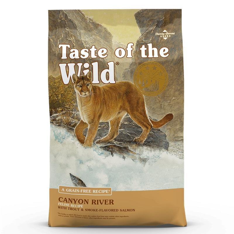 shakingTails_Taste-Of-The-Wild-Canyon-River-Feline-Recipe-with-Trout-Smoke-Flavored-Salmon-42991195128103 Taste Of The Wild - Canyon River Feline Recipe with Trout & Smoke-Flavored Salmon - Shaking Tails