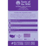 Taste Of The Wild - Sierra Mountain Canine Recipe with Roasted Lamb