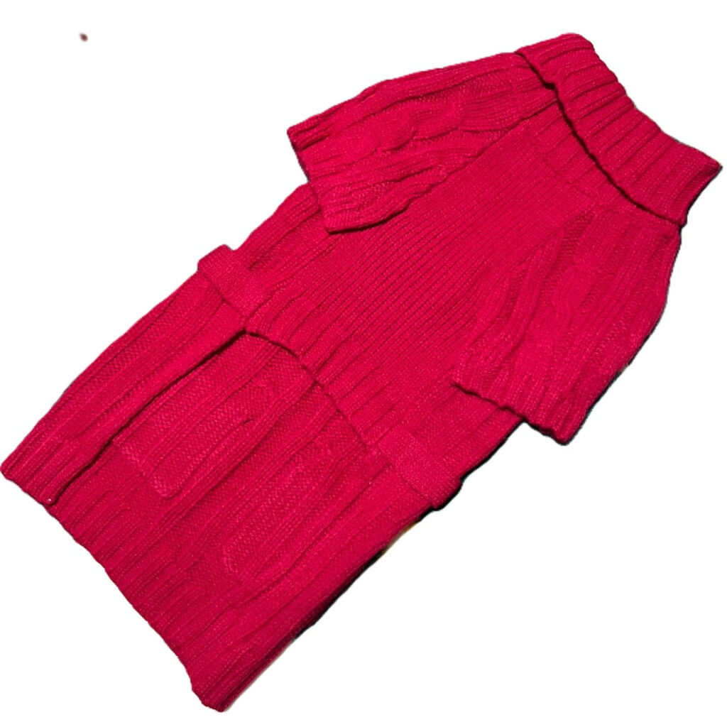 Winter Sweater for Dogs - Red - Shaking Tails