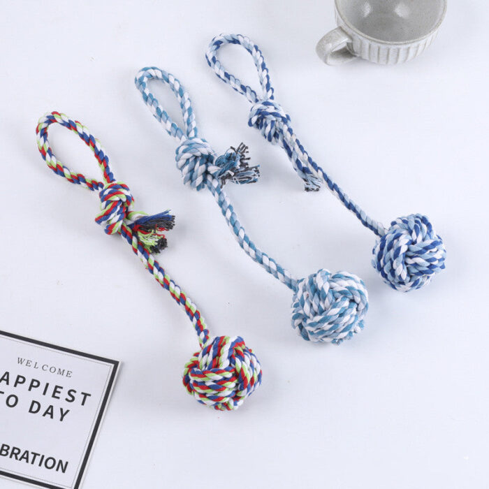 Durable Dog Toy Rope with Ball