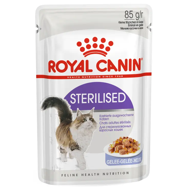 shakingTails_royalCanin_sterilisedJelly Royal Canin - Wet Sterilised Jelly Cat Wet Food - Shaking Tails