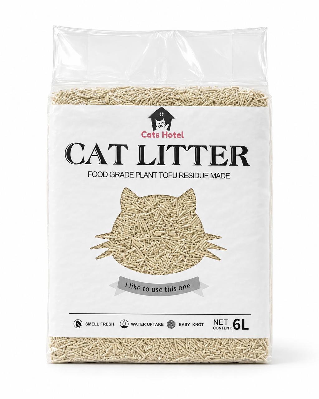shakingtails_catLitterTofu Natural Plant-Based Tofu Cat Litter – 6L - Image 1