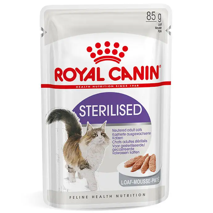 shakingtails_royalCaninSterilisedCatWetLoaf Royal Canin - Wet Sterilised Loaf Cat Wet Food - Shaking Tails