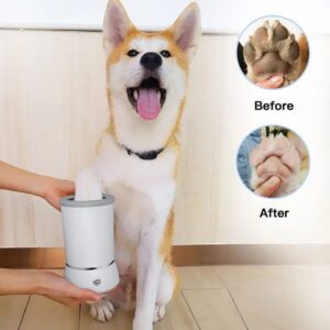 Automatic pet paw cleaner and massager - Shaking Tails
