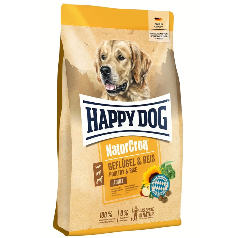 01_NC-GefluegelReis-VS388KBNeNB66Hu_1920x1920 Happy Dog - NaturCroq Poultry & Rice - Dog Food - Image 1