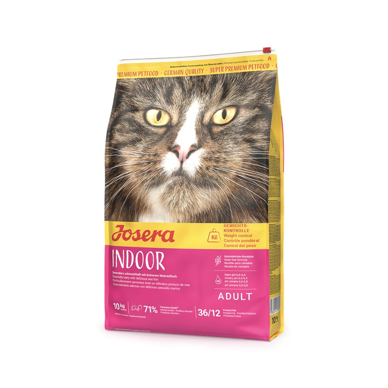 4032254793984_Cat_Josera_Indoor_10kg_sideview_right Josera Naturelle Grain-Free Dry Cat Food – Indoor Adult Cats - Image 1