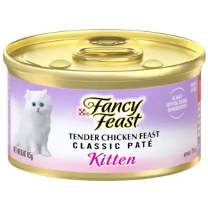 Purina FANCY FEAST Classic Pate Kitten Tender Chicken Feast Gourmet Cat Food