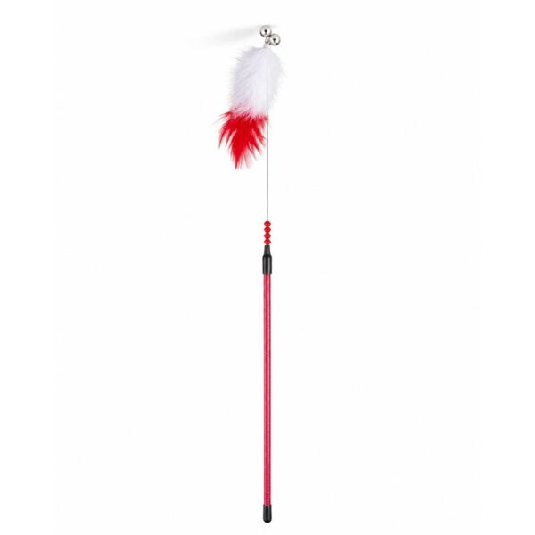 Premium Metallic Cat Teaser Wand – Interactive Play Toy