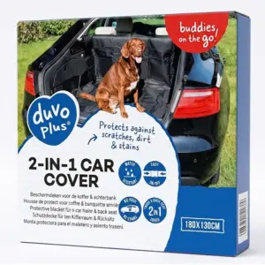 Duvo 2-in-1 Car Trunk & Back Seat Cover (180 x 130cm)