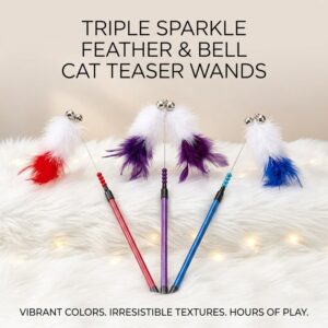 Premium Metallic Cat Teaser Wand – Interactive Play Toy