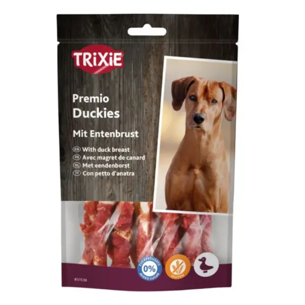 Trixie PREMIO Duckies Dog Treats – Duck Breast (100g)