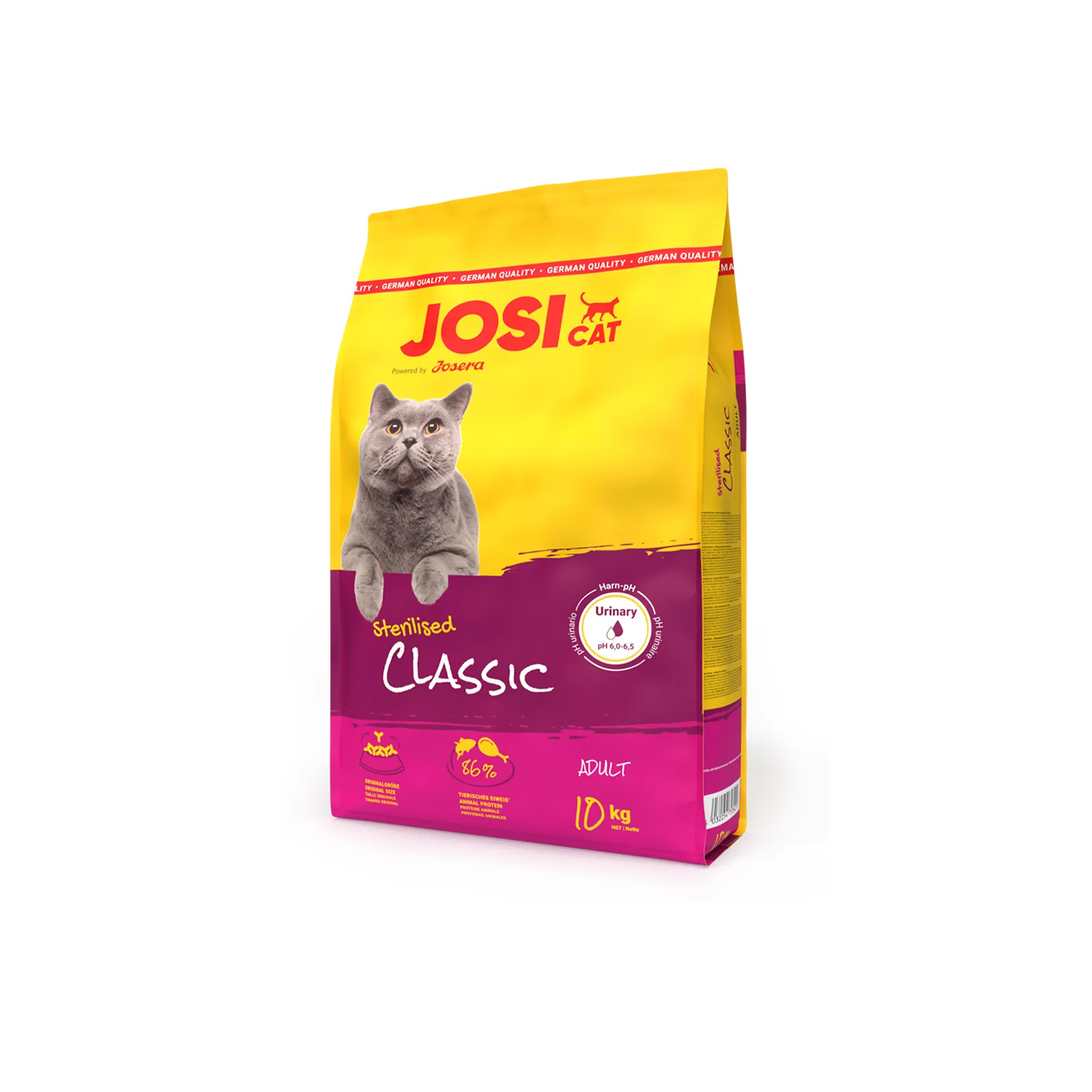 4032254753421_Katze_JosiCat_Sterilised_Classic_10kg_seitlich JosiCat Sterilised Classic by Josera