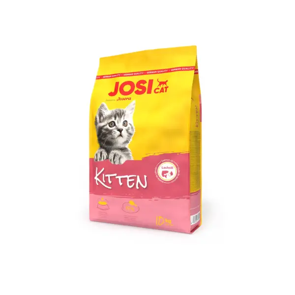 JosiCat Kitten Dry Cat Food with Salmon Oil for Growth - 10kg