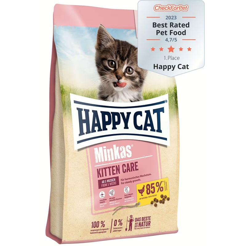 Happy Cat Minkas Kitten Care Poultry Dry Cat Food
