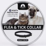 Adjustable Flea & Tick Prevention Collar – Black